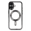 Mey İthalat®  iPhone 16 Kılıf Kross Magneticsafe Kapak - Siyah