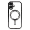 Mey İthalat®  iPhone 16 Kılıf Kross Magneticsafe Kapak - Siyah