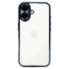 Mey İthalat®  iPhone 16 Kılıf  Lensli Silikon - Açık Mavi