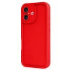 Mey İthalat®  iPhone 16 Kılıf Viera Silikon - Kırmızı