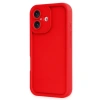 Mey İthalat®  iPhone 16 Kılıf Viera Silikon - Kırmızı