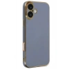 Mey İthalat®  iPhone 16 Kılıf Volet Silikon - Mavi
