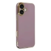 Mey İthalat®  iPhone 16 Kılıf Volet Silikon - Mor