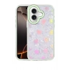 Mey İthalat®   iPhone 16 Lumi Desenli Kapak - Yeşil