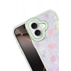 Mey İthalat®   iPhone 16 Lumi Desenli Kapak - Yeşil