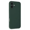 Mey İthalat®  iPhone 16 Plus Kılıf First Silikon - Koyu Yeşil