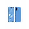 Mey İthalat®  iPhone 16 Plus Kılıf First Silikon - Mavi