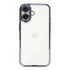 Mey İthalat®  iPhone 16 Plus Kılıf  Lensli Silikon - Açık Mavi