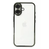 Mey İthalat®  iPhone 16 Plus Kılıf  Lensli Silikon - Yeşil