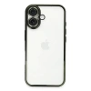 Mey İthalat®  iPhone 16 Plus Kılıf  Lensli Silikon - Yeşil