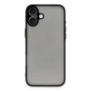 Mey İthalat®  iPhone 16 Plus Kılıf Montreal Silikon Kapak - Siyah