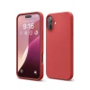 Mey İthalat®  iPhone 16 Plus Kılıf Nano içi Kadife Silikon - Kırmızı