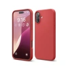 Mey İthalat®  iPhone 16 Plus Kılıf Nano içi Kadife Silikon - Kırmızı