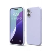 Mey İthalat®  iPhone 16 Plus Kılıf Nano içi Kadife Silikon - Lila