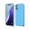 Mey İthalat®  iPhone 16 Plus Kılıf Nano içi Kadife Silikon - Mavi