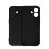Mey İthalat®  iPhone 16 Plus Kılıf Nano içi Kadife Silikon - Siyah