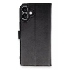 Mey İthalat®  iPhone 16 Plus Kılıf Trend S Plus Kapaklı Kılıf - Siyah