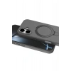 Mey İthalat®   iPhone 16 Plus Regal Magsafe Standlı Kapak - Titan Gri