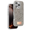 Mey İthalat®   iPhone 16 Pro Bright Simli Kapak - Gold