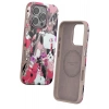 Mey İthalat®  iPhone 16 Pro Flower Series Magsafe Kapak - Pembe