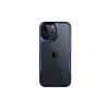 Mey İthalat®  iPhone 16 Pro Kılıf Boyi Silikon Kapak - Lacivert