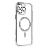 Mey İthalat®  iPhone 16 Pro Kılıf Kross Magneticsafe Kapak - Gümüş