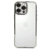 Mey İthalat®  iPhone 16 Pro Kılıf  Lensli Silikon - Gümüş