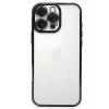 Mey İthalat®  iPhone 16 Pro Kılıf  Lensli Silikon - Siyah