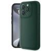 Mey İthalat®  iPhone 16 Pro Kılıf Viera Silikon - Koyu Yeşil