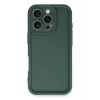 Mey İthalat®  iPhone 16 Pro Kılıf Viera Silikon - Koyu Yeşil