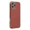 Mey İthalat®  iPhone 16 Pro Kılıf Volet Silikon - Kırmızı
