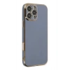 Mey İthalat®  iPhone 16 Pro Kılıf Volet Silikon - Mavi