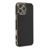 Mey İthalat®  iPhone 16 Pro Kılıf Volet Silikon - Siyah