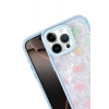 Mey İthalat®   iPhone 16 Pro Lumi Desenli Kapak - Mavi