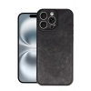 Mey İthalat®  iPhone 16 Pro Max Kılıf Aras Deri Kapak - Siyah