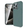 Mey İthalat®  iPhone 16 Pro Max Kılıf Auto Focus Karbon Kapak - Koyu Yeşil