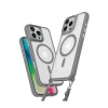 Mey İthalat®  iPhone 16 Pro Max Kılıf Enka Magsafe Silikon Kılıf - Titan Gri