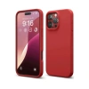 Mey İthalat®  iPhone 16 Pro Max Kılıf Nano içi Kadife Silikon - Kırmızı