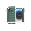 Mey İthalat®  iPhone 16 Pro Max Kılıf Optimum Silikon - Koyu Yeşil