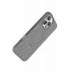 Mey İthalat®   iPhone 16 Pro Max Regal Magsafe Standlı Kapak - Titan Gri