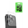 Mey İthalat®  iPhone 16 Pro Raze Metal Kamera Lens - Siyah