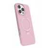 Mey İthalat®   iPhone 16 Pro Regal Magsafe Standlı Kapak - Açık Pembe