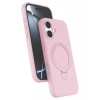 Mey İthalat®   iPhone 16 Regal Magsafe Standlı Kapak - Açık Pembe