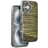 Mey İthalat®  iPhone 16 Wave Kapak - Koyu Kahve