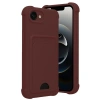 Mey İthalat®   iPhone 16E Kelvin Kartvizitli Silikon - Bordo