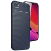 Mey İthalat®  iPhone 16E Kılıf Auto Focus Karbon Kapak - Lacivert