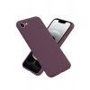 Mey İthalat®  iPhone 16E Kılıf First Silikon - Mürdüm