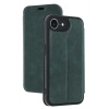 Mey İthalat®  iPhone 16E Kılıf Flip Cover - Koyu Yeşil