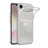 Mey İthalat®  iPhone 16E Kılıf Kart Şeffaf Silikon - Şeffaf