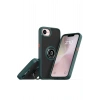 Mey İthalat®  iPhone 16E Kılıf Montreal Yüzüklü Silikon Kapak - Yeşil
